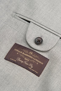 New Suitsupply Havana Light Gray Pure Wool Spring 4 Ply Unlined Suit - Size 40S