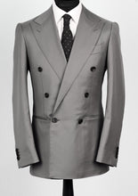 Load image into Gallery viewer, New Suitsupply Havana Gray Pure Wool Super 110s Low Button DB Suit - Size 38R, 40R, 42R, 42L