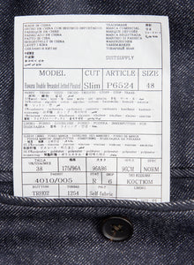 New Suitsupply Havana Blue "Denim Look" Wool, Cotton, Cashmere DB Zegna Suit - Size 38S, 38R, 40S, 40R, 44R, 44L