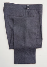 Load image into Gallery viewer, New Suitsupply Havana Blue &quot;Denim Look&quot; Wool, Cotton, Cashmere DB Zegna Suit - 38S and 42L