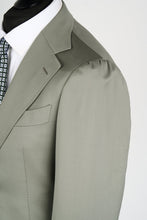 Load image into Gallery viewer, New Suitsupply Havana Light Green Pure Wool Super 110s All Season Wide Lapel Suit - Size 36R