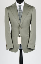 Load image into Gallery viewer, New Suitsupply Havana Light Green Pure Wool Super 110s All Season Wide Lapel Suit - Size 36R and 44R