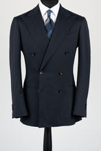 Load image into Gallery viewer, Used Suitsupply Havana Dark Navy Wool and Cashmere Full Canvas Luxury Suit - Size 38R