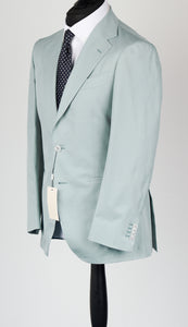 New Suitsupply Havana Cyan Blue Pure Cotton Unlined 3 Roll 2 Suit - All Sizes Available!