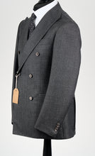 Load image into Gallery viewer, New Suitsupply Havana Dark Gray Pure Wool Full Canvas DB Suit - Size 36R