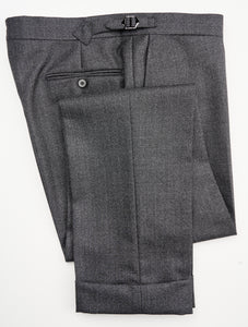 New Suitsupply Havana Dark Gray Pure Wool Full Canvas DB Suit - Size 36R