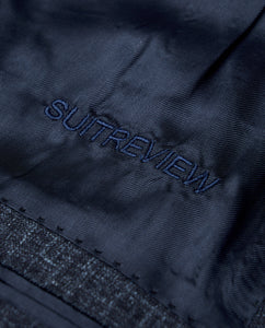 New SUITREVIEW Elmhurst Storm Blue Wool, Silk and Linen Loro Piana DB Suit - 34R, 36R, 40S, 44S