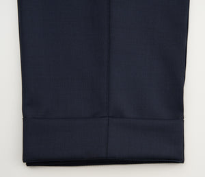 New SUITREVIEW Elmhurst Dark Navy Pure Wool Super 110s  Pants - Waist Size 36 (Flat Front)