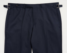 Load image into Gallery viewer, New SUITREVIEW Elmhurst Dark Navy Pure Wool Super 110s  Pants - Waist Size 36 (Flat Front)