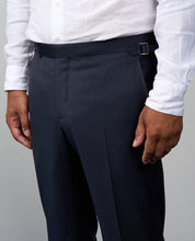 Load image into Gallery viewer, New SUITREVIEW Elmhurst Dark Navy Pure Wool Super 110s  Pants - Waist Size 36 (Flat Front)