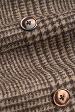 Load image into Gallery viewer, New SUITREVIEW Elmhurst Brown Check Alpaca and Wool DB Blazer - Size 40R
