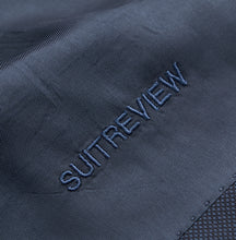 Load image into Gallery viewer, New SUITREVIEW Elmhurst Navy Blue Birdseye Pure Wool Traveller Zegna Suit - Size 42R (High Rise)