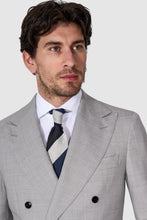 Load image into Gallery viewer, New SUITREVIEW Elmhurst Light Gray Pure Wool All Season DB Suit - Size 42R
