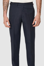 Load image into Gallery viewer, New SUITREVIEW Elmhurst Midnight Navy Pure Wool Super 120s All Season Pants - Waist Size 34, 36, 38