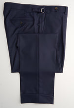 Load image into Gallery viewer, New SUITREVIEW Elmhurst Navy Pure Wool Super 150s Doppio Impuntura Luxury Suit - All Sizes Available!