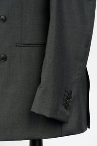 New SUITREVIEW Elmhurst Charcoal Check Pure Wool All Season Super 110s Suit - Size 36S, 38R, 40S, 40R, 42R
