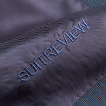 Load image into Gallery viewer, New SUITREVIEW Elmhurst Navy Check Pure Wool All Season Suit - Size 44R