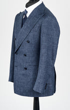 Load image into Gallery viewer, New SUITREVIEW Elmhurst Storm Blue Wool, Silk and Linen Loro Piana DB Suit - 34R, 36R, 40S, 44S