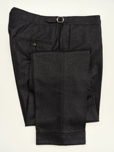 Load image into Gallery viewer, New Suitsupply JORT Bolton Dark Gray Wool and Cashmere Fishtail Pants - Waist Size 38