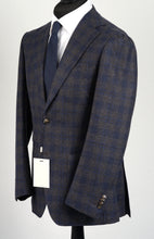 Load image into Gallery viewer, New Suitsupply Havana Patch Gray/Blue Check Wool and Cashmere Blazer - Size 38R