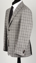 Load image into Gallery viewer, New Suitsupply Havana Gray Check Wool and Cashmere Blazer - Size 38R
