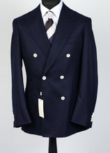 Load image into Gallery viewer, New Suitsupply Havana Navy Pure Wool Unlined DB Blazer - Size 38R
