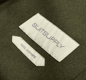 New Suitsupply Walter Green Wool and Cashmere Shirt Jacket - 36R (Final Sale)