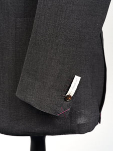 New Suitsupply Havana Traveller Dark Gray Plain All Season Blazer - Size 38R