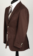 Load image into Gallery viewer, New Suitsupply Havana Brown Plain Circular Wool Flannel Suit - Size 36R