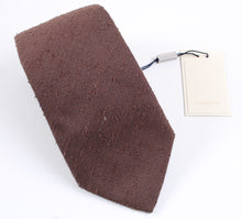 Load image into Gallery viewer, New With Tags SUITSUPPLY Brown Plain 100% Silk Tie