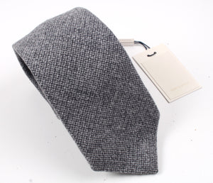 New SUITSUPPLY Gray Plain 80% VIrgin Wool and 20% Silk Tie