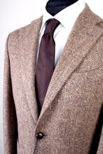 Load image into Gallery viewer, New Suitsupply JORT Brown Herringbone Pure Tweed Blazer - Size 38R