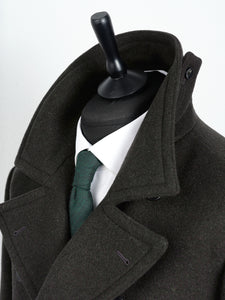New Suitsupply Phoenix Green Pure Wool DB Coat - Size 46R (Final Sale)