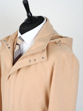 Load image into Gallery viewer, New Suitsupply Piemonte Pure Camel Colombo Hooded Parka - Size 44R (Spring Weight)
