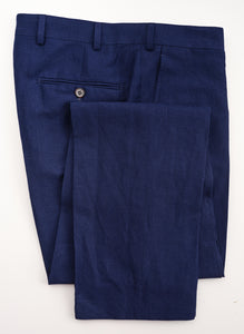 New Suitsupply Lazio Navy Blue Half Wool Half Linen Suit - Size 42R