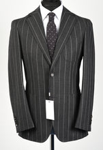 Load image into Gallery viewer, New SUITSUPPLY Havana Gray Stripe Pure Wool Suit - Size 38R (Final Sale)