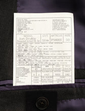 Load image into Gallery viewer, New Suitsupply JORT Dark Gray Wool and Silk All Season Full Canvas DB Suit - Size 36R