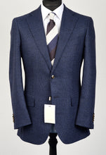 Load image into Gallery viewer, New Suitsupply Lazio Navy Pure Wool Flannel Suit - Size 36S and 44L