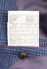 Load image into Gallery viewer, New Suitsupply Lazio Mid Blue Check Wool/Linen 3 Piece Suit - Size 34R, 36R