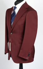 Load image into Gallery viewer, New Suitsupply Havana Dark Red Wide Lapel Pure Wool All Season Suit - Size 38S
