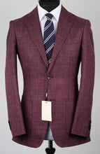 Load image into Gallery viewer, New Suitsupply Havana Purple Wool, Mulberry Silk and Linen Suit - Size 38R and 42L