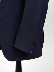 New Suitsupply Havana Navy Blue Wool Stretch Unlined Blazer - Size 40R