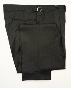 New Suitsupply Havana Dark Green Herringbone Pure Super 130s 3 Piece Suit - Size 38S (Current Collection)
